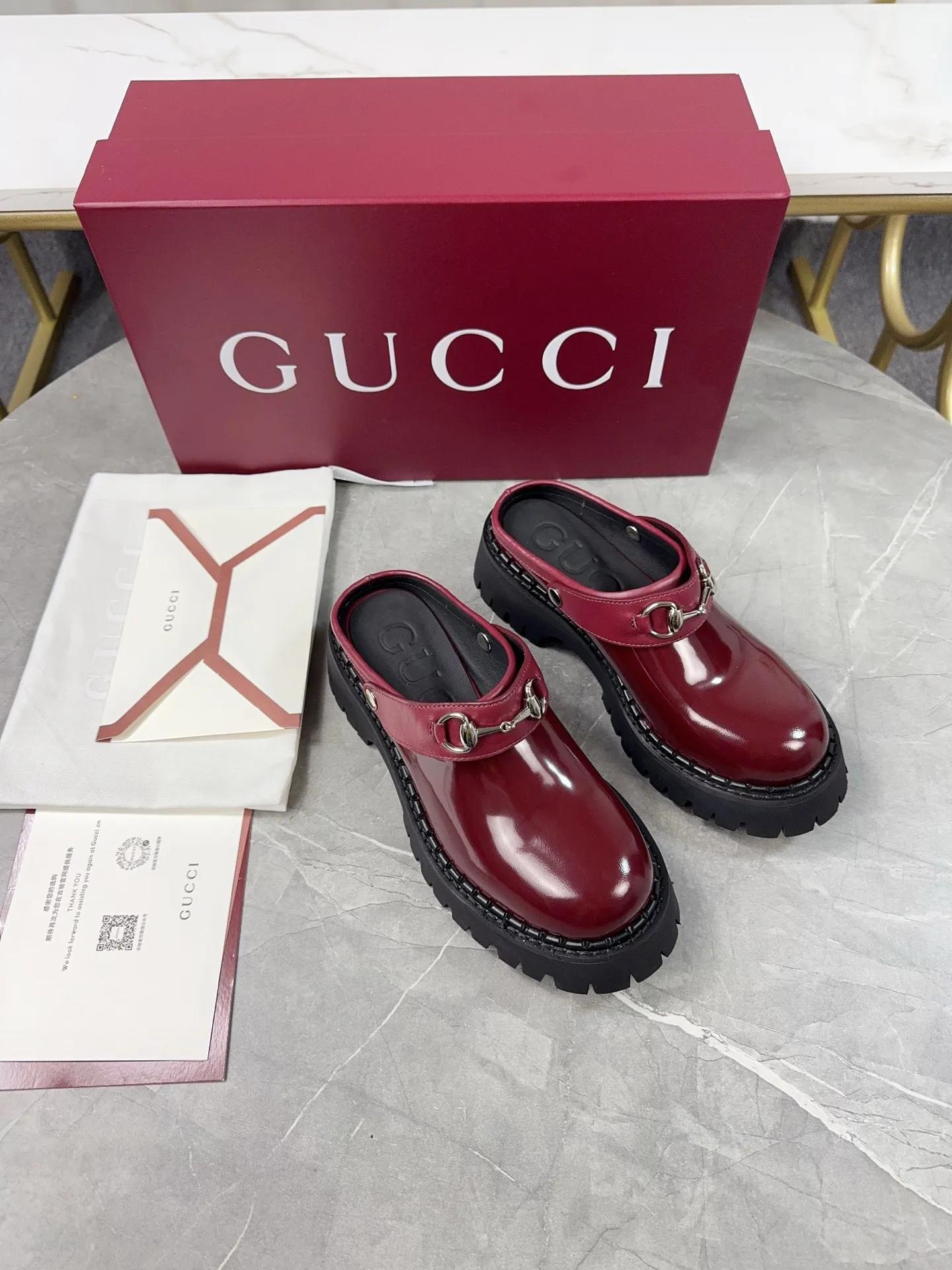 p500🐮🐮Gucci2024 new model, double GG groove thick-soled Loaf platform shoes. The original version is made 1:1. Super beautiful quality, classic model at the counter. ❶Upper: original frosted cowhide ❷Inner lining: water-dyed cowhide ❸Feet: water-dyed cowhide ❹Outsole: ultra-light original sole ❺thick sole heightening: 3.5cn ❻Packing: original packaging ❼Number: Women's 35-42 (41 42 customized, non-returnable) Men's model: 38-46 (45, 46 customized, non-returnable)